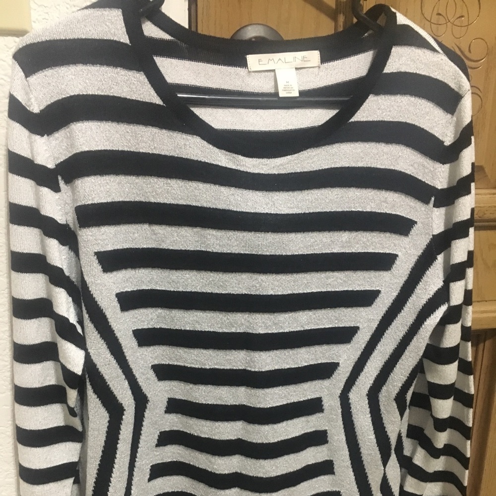 Black and Silver sweater NWT!